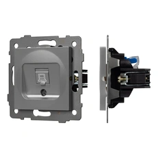 Изображение Компьютерная розетка RJ-45 Cat.6 Arlight APO, серый 049848