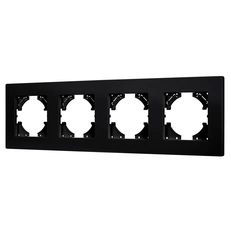 Изображение Рамка пластиковая FRM-PERIO-PL-4-BK (Arlight, -)